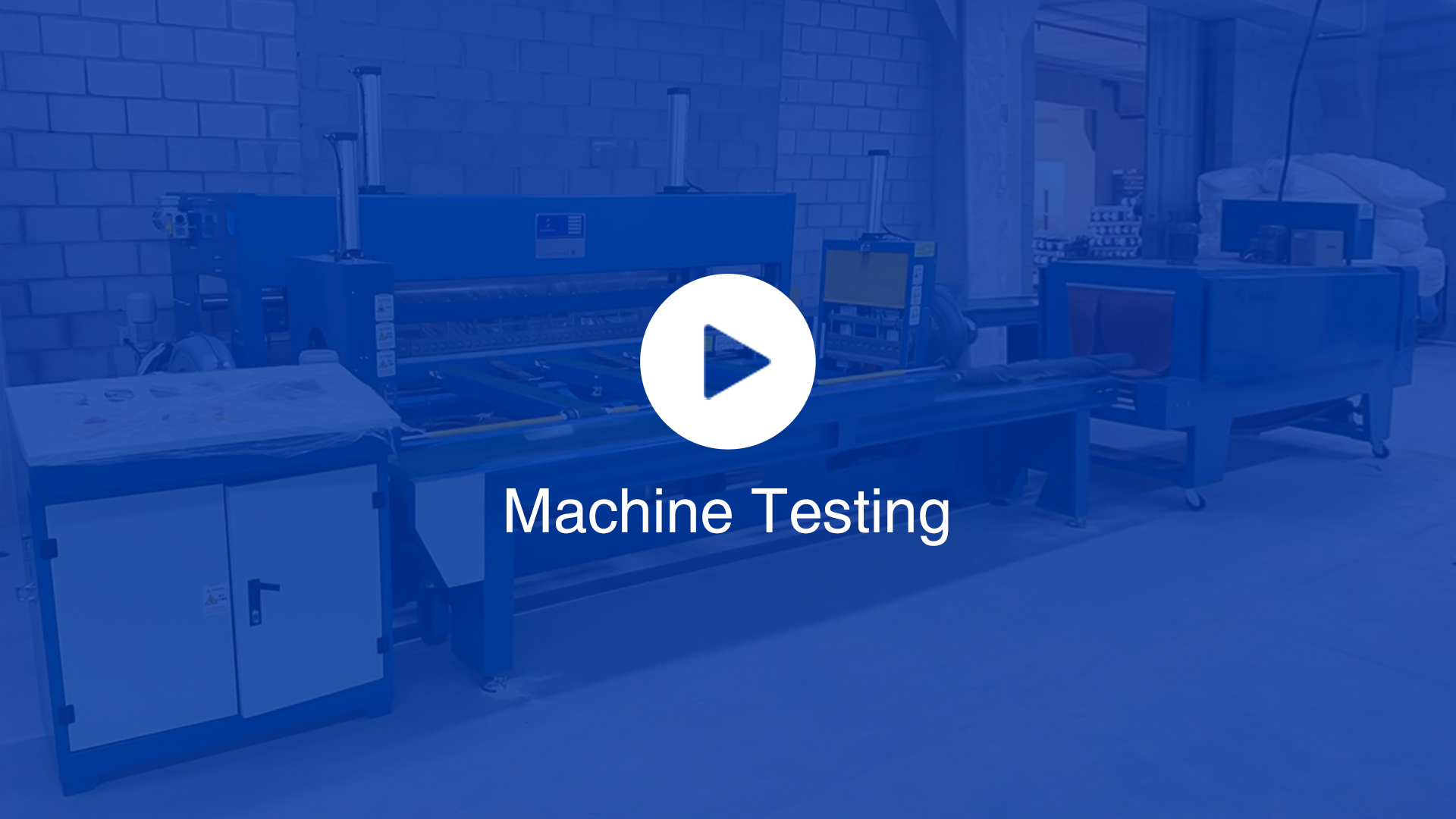 fabric inspection and packing machine test