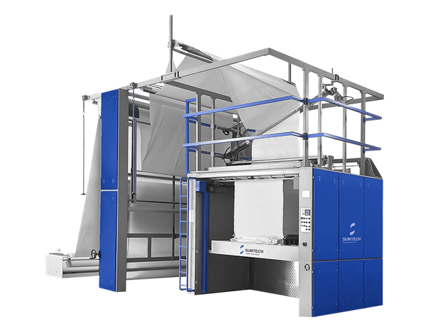Fabric Double Folding & Precision Plaiting Machine