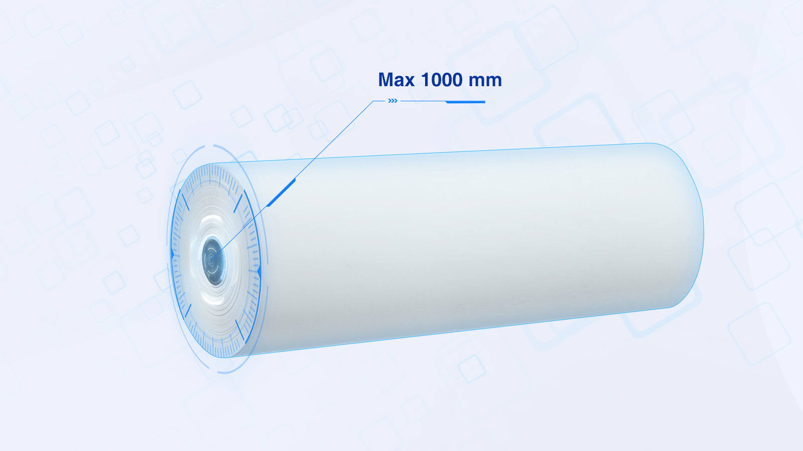 Hydraulic Fabric Beam Transport Truck Maximum Cloth Roll Diameter at 1000 mm