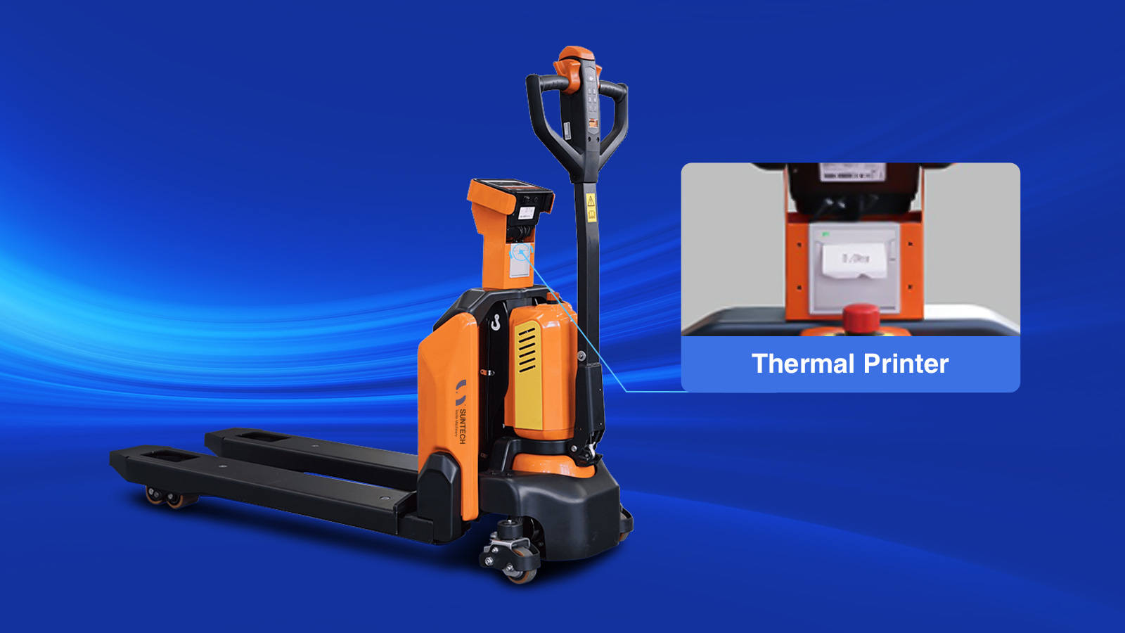 Electric Pallet Truck Prints Anytime Without Affecting the Life of the Battery, Even if the Vehicle Shakes