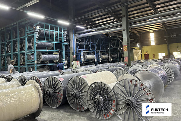 High-Density Warp Beam Storage Solution: Max Space Utilization In Textile Mill