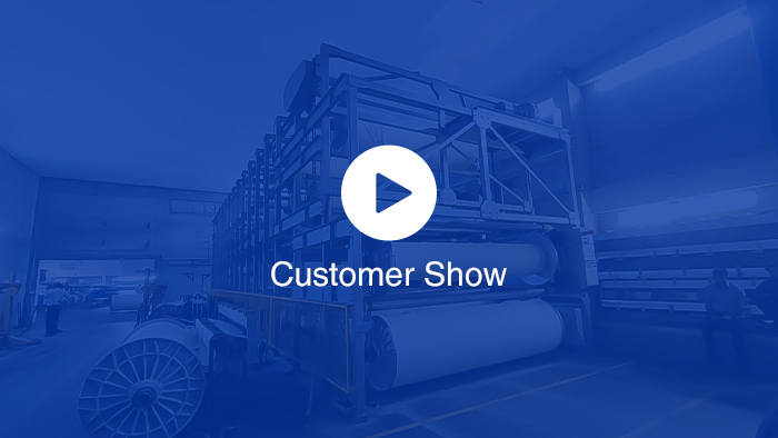 beam stacker customer show vedio