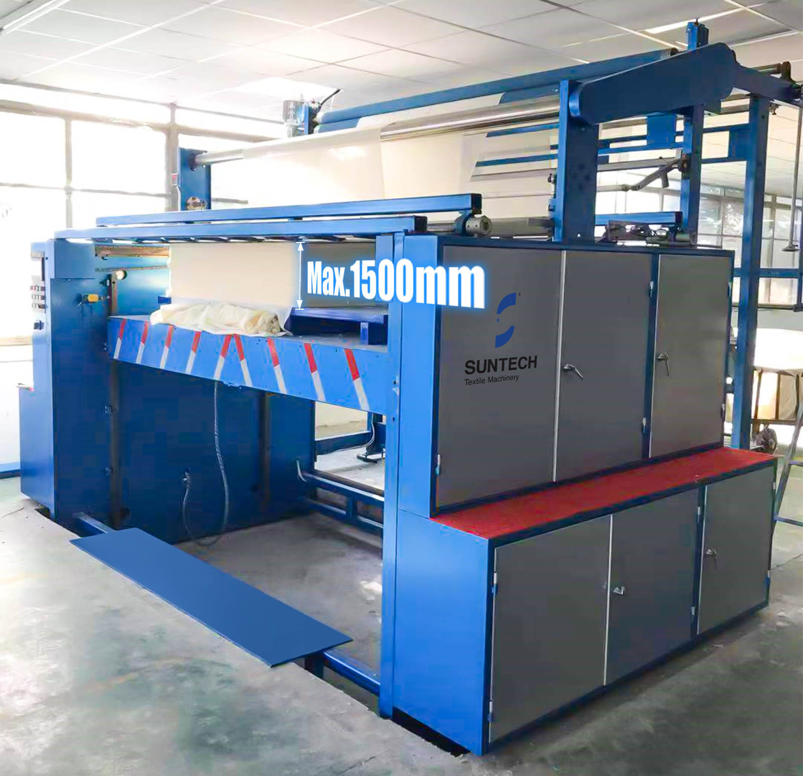  fabric plaiting machine Can Acive Max.1500mm Plaiting Height