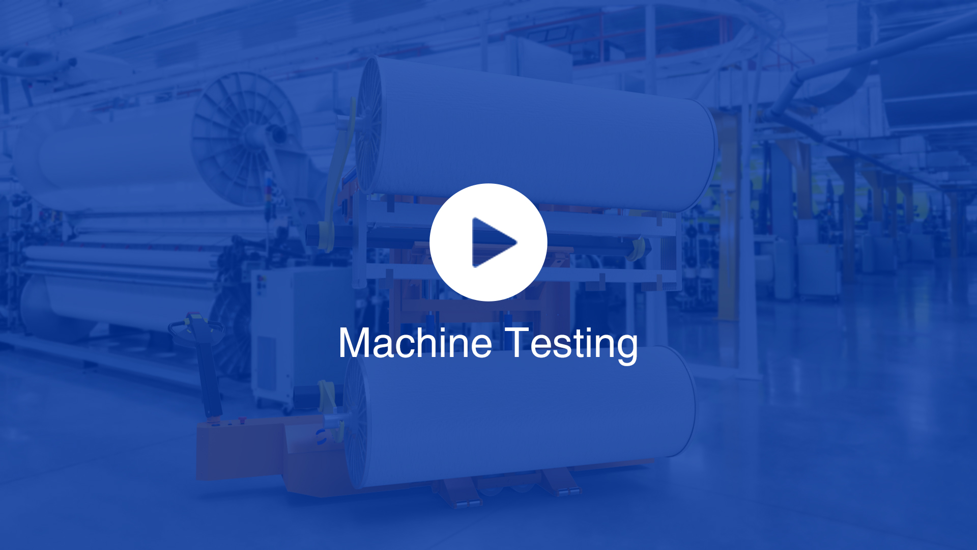 Electric Warp Beam Lift Truck Machine testing