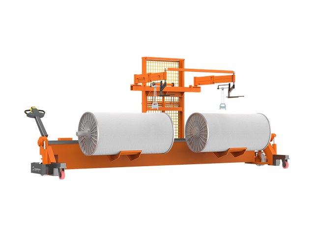 Electric Twin Beam Lift Trolley with Harness Mounting Device