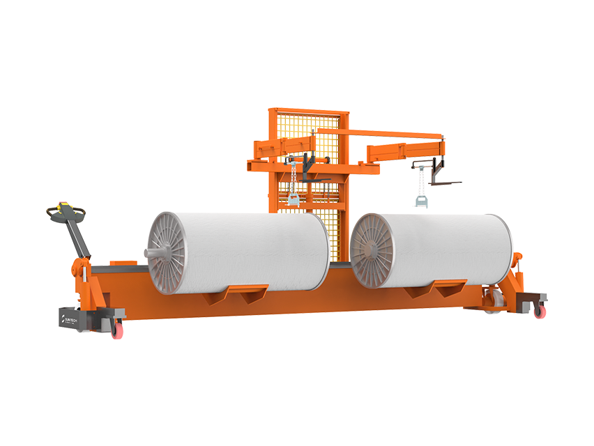 Electric Twin Beam Lift Trolley with Harness Mounting Device