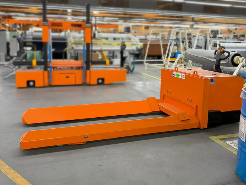 Electric Warp Beam Transport Trolley