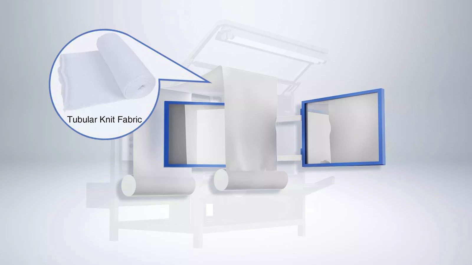 Fabric Inspection Machine Tubular Both Sides Inspection