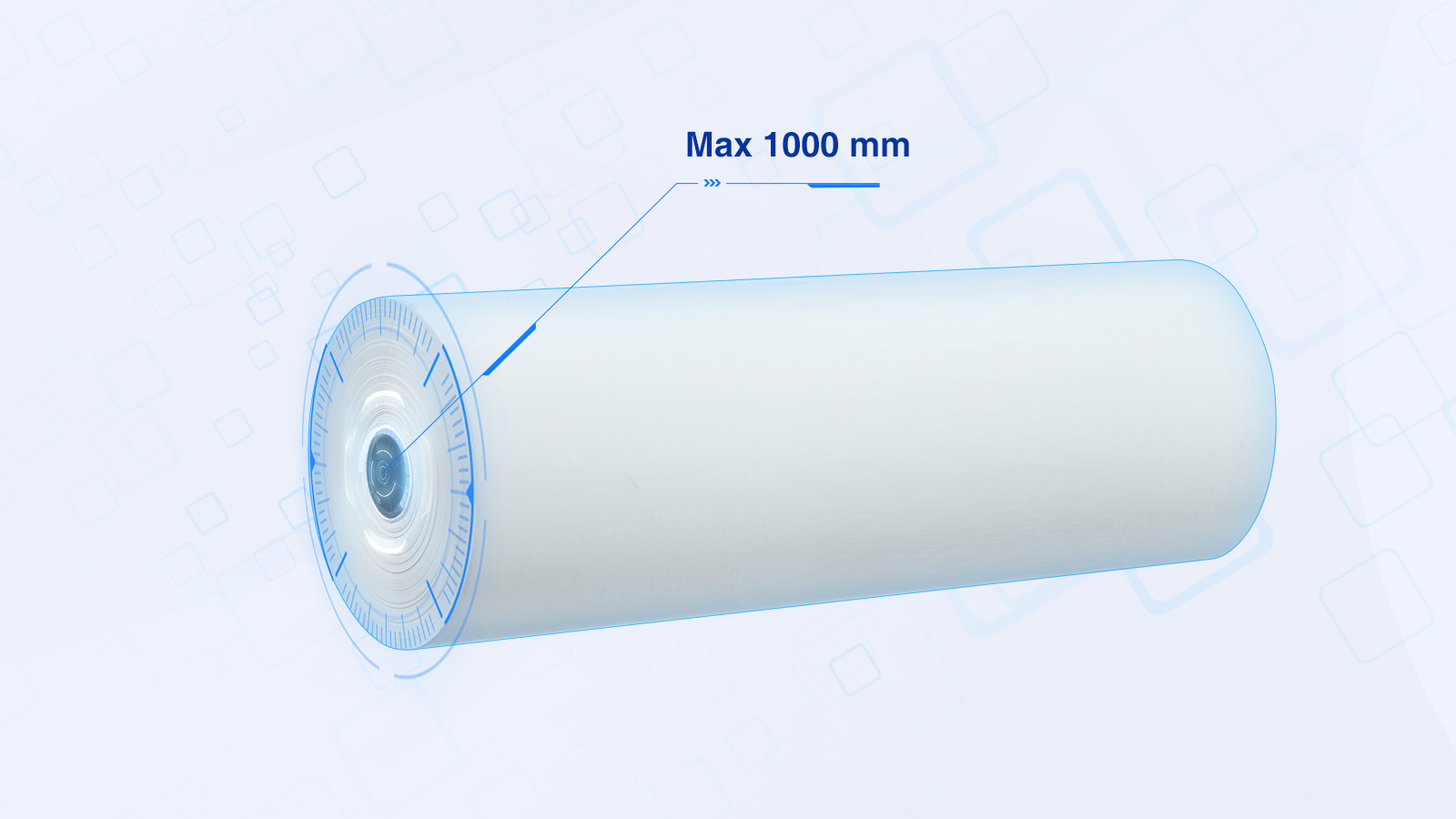 Hydraulic Fabric Beam Transport Truck Maximum Cloth Roll Diameter at 1000 mm