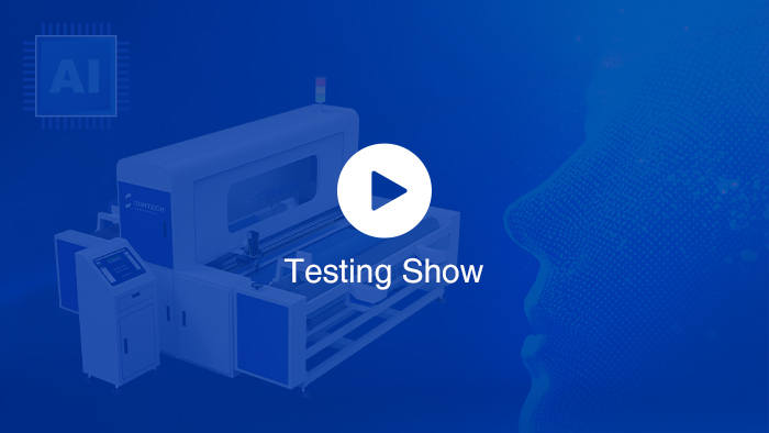 ai fabric inspectin machine Testing Show video