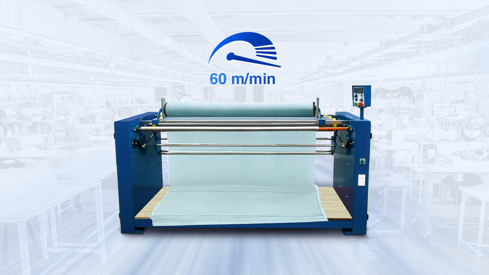 Fabric Relacing Machine is High Speed at 60 m/min