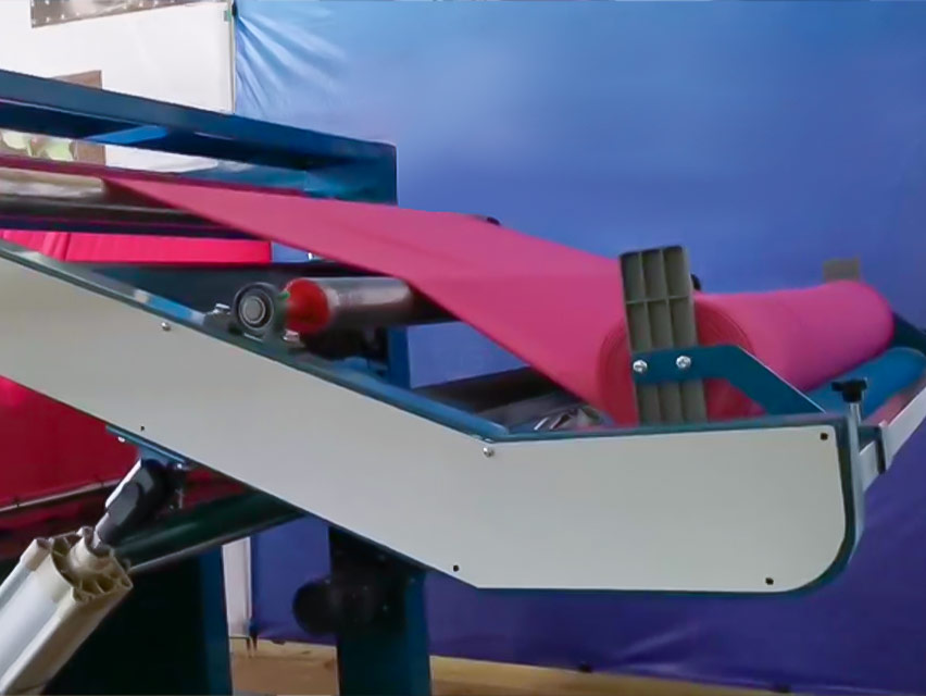 A-Frame Batcher Knit Fabric Inspection Machine (Tensionless Checking)