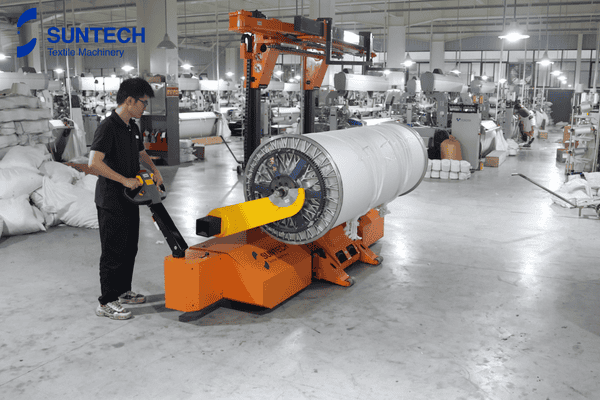 Automated Warp Beam Handling: How AGV Systems Revolutionize Your Textile Logistics