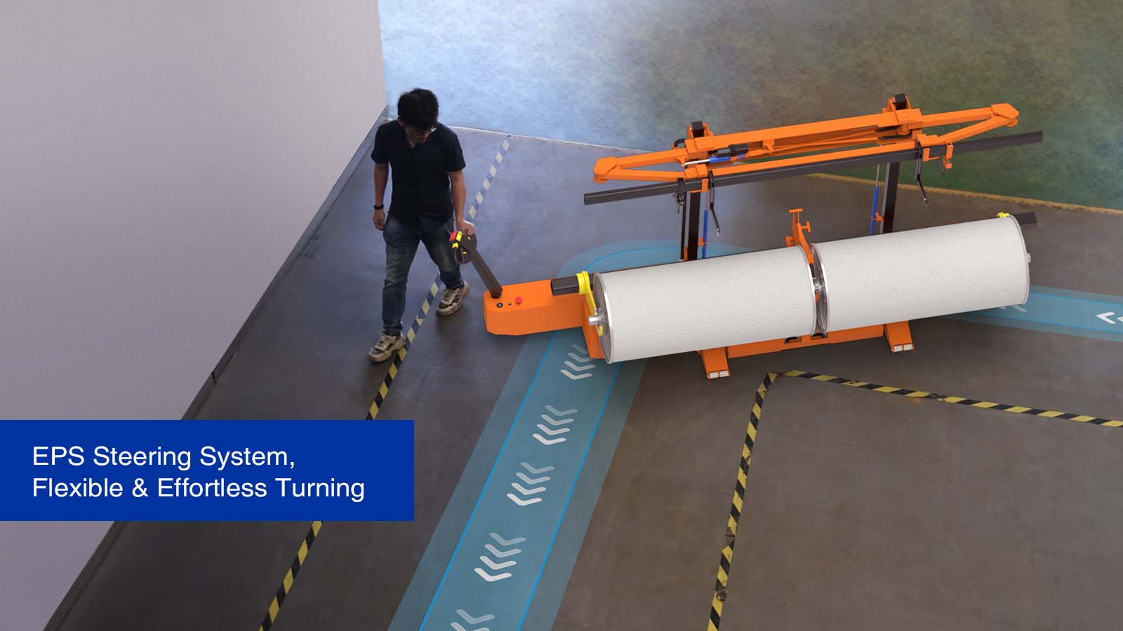 Electric Warp Beam Lifting Trolley smooth in every section