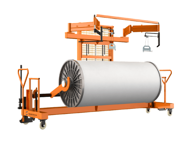 Warp Beam Lift Trolley(With Harness Mounting Device)