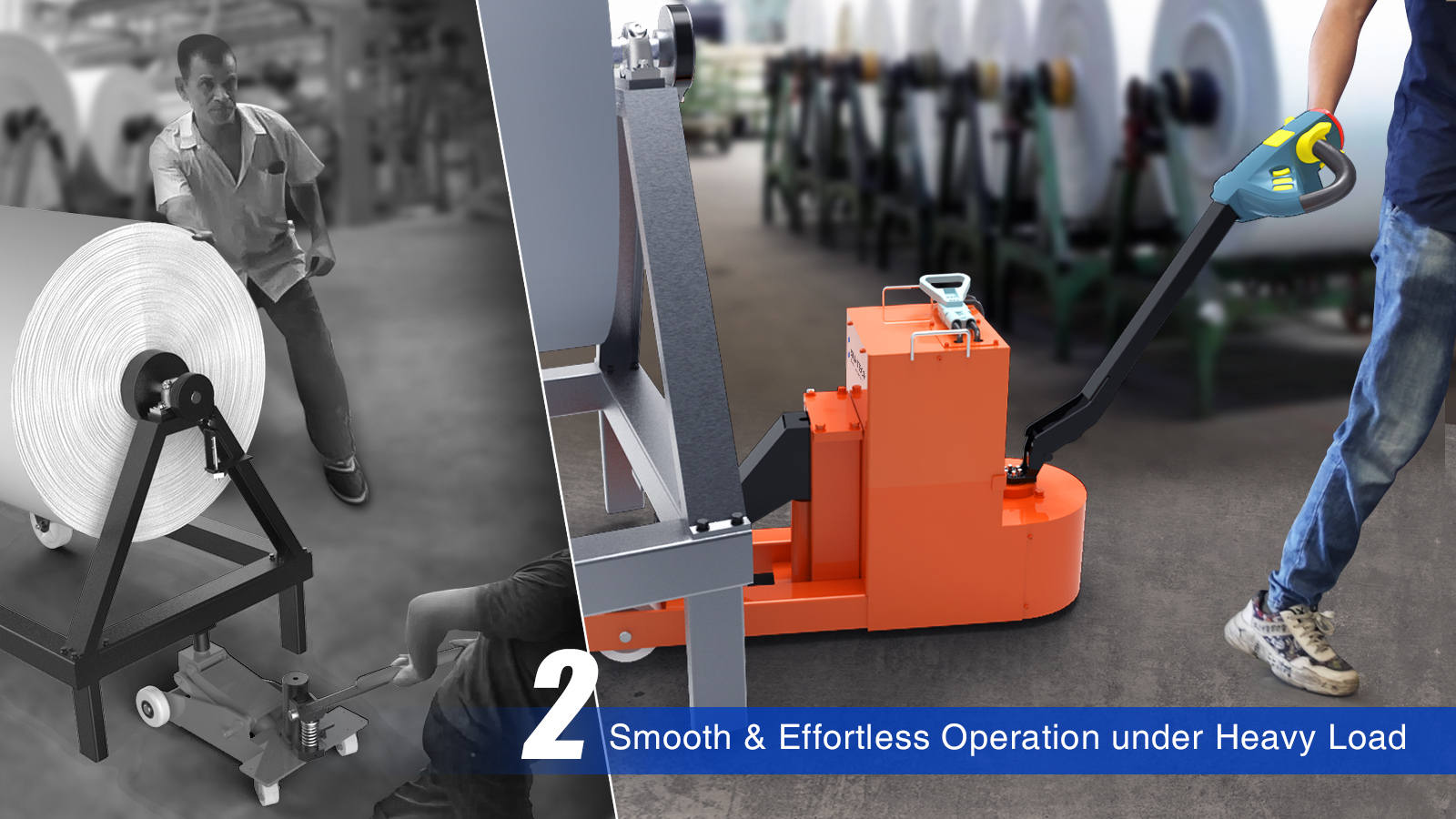 Smooth & Effortless Operation under Heavy Load