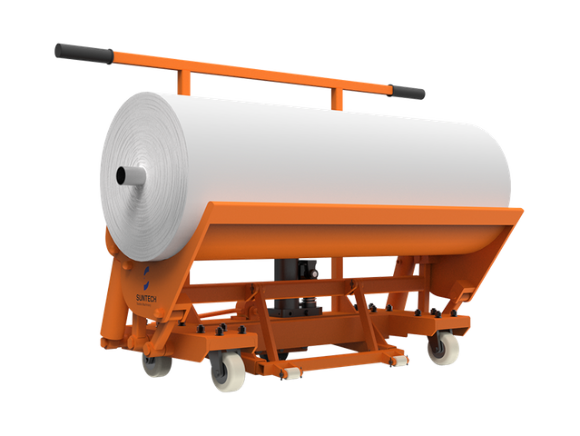 Cloth Roll Doffing Trolley