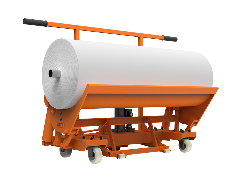 Cloth Roll Doffing Trolley