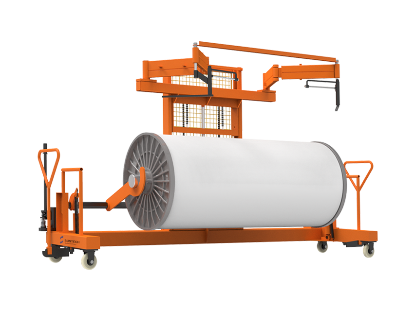Warp Beam Lift Trolley(With Harness Mounting Device)